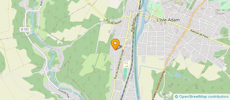 localisation de l'entreprise MADAME MARCELA TURRIAGO  PARMAIN