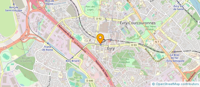 localisation de l'entreprise MADAME MARCELIA BHIKHOO à EVRY-COURCOURONNES