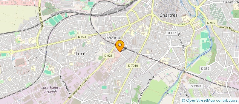 localisation de l'entreprise MADAME MARCELINE COUDERC  LUCE