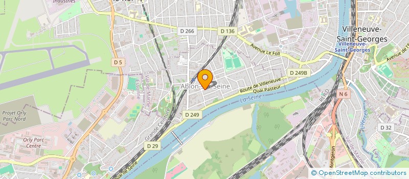 localisation de l'entreprise MADAME MARCELINE DEPUILLE à ABLON-SUR-SEINE