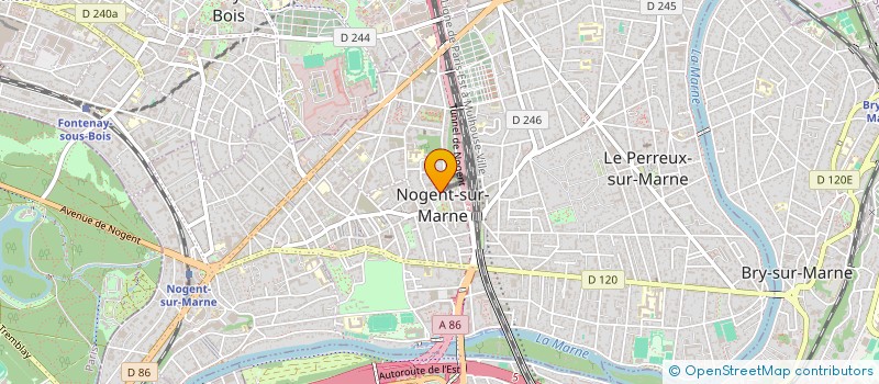 localisation de l'entreprise MADAME MARCELINE FALCK  NOGENT-SUR-MARNE