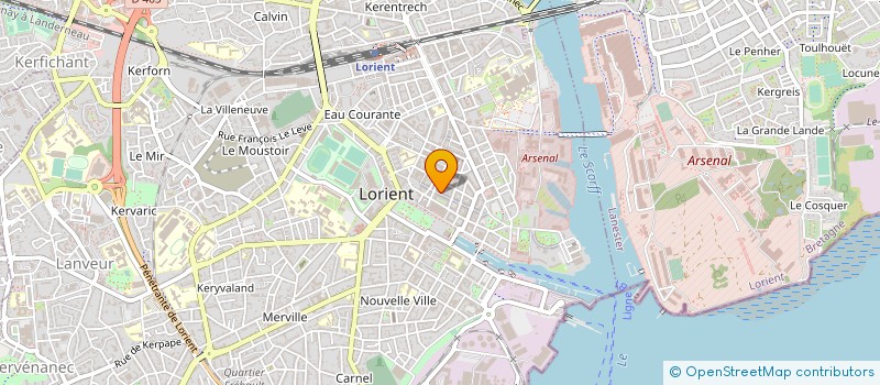 localisation de l'entreprise MADAME MARCELINE GUIGUEN à LORIENT