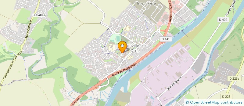 localisation de l'entreprise MADAME MARCELINE MESSINA TOULOU  BLAINVILLE-SUR-ORNE