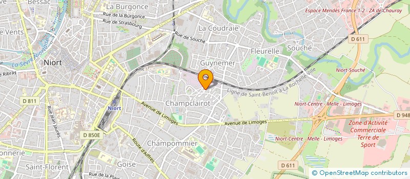 localisation de l'entreprise MADAME MARCELINE MIT à NIORT