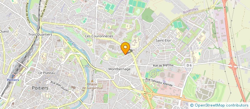 localisation de l'entreprise MADAME MARCELINE NITCHEU  POITIERS