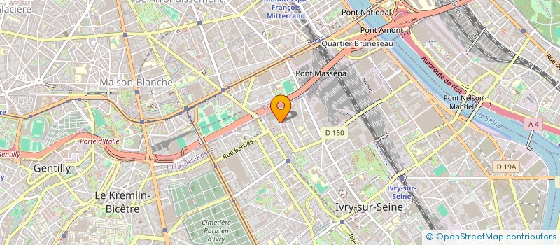 localisation de l'entreprise MADAME MARCELLA ALVES DE OLIVEIRA CASTRO  IVRY-SUR-SEINE