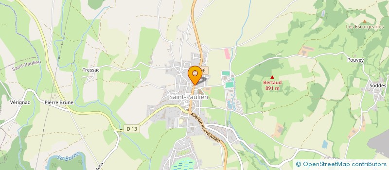 localisation de l'entreprise MADAME MARCELLA DEHOFF  SAINT-PAULIEN