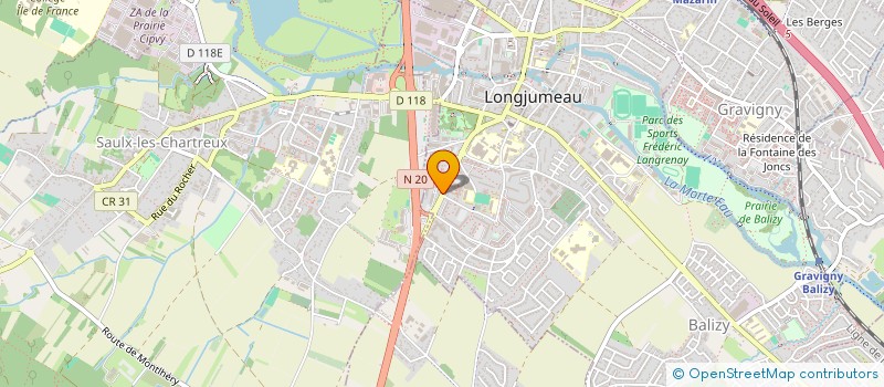 localisation de l'entreprise MADAME MARCELLA DYEPDJOUO TCHANKAM à LONGJUMEAU