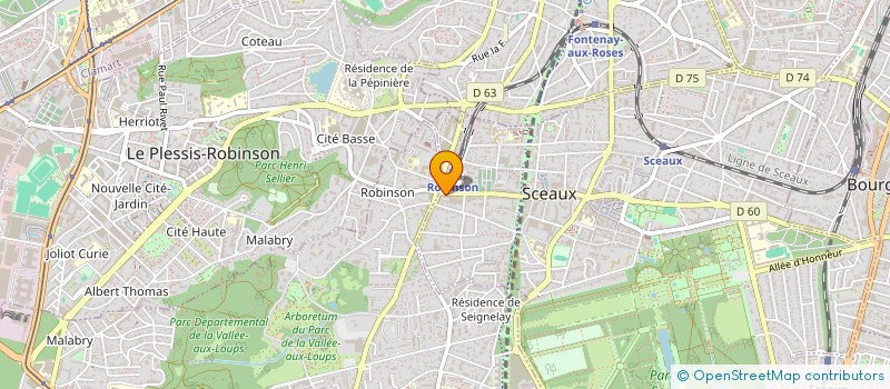 localisation de l'entreprise MADAME MARCELLE ABI NADER à SCEAUX