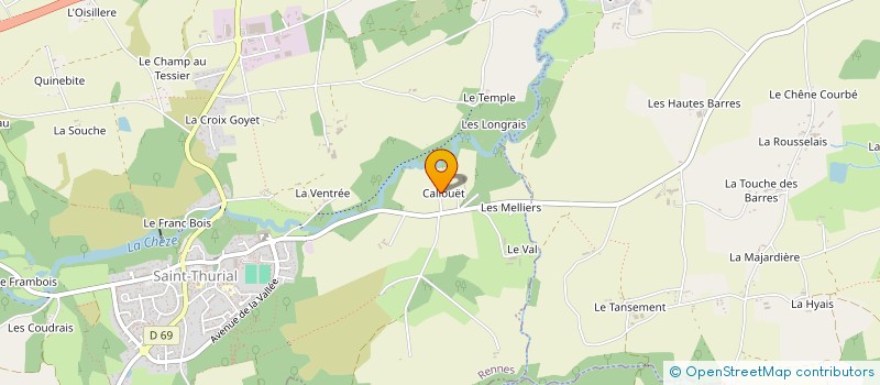 localisation de l'entreprise MADAME MARCELLE AMIOT à CHAVAGNE