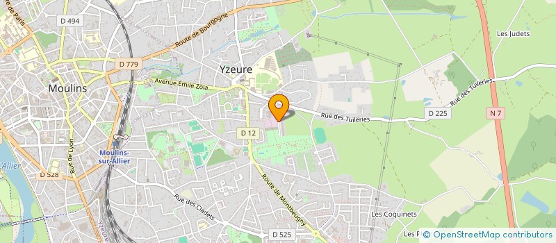 localisation de l'entreprise MADAME MARCELLE ANDRE  YZEURE