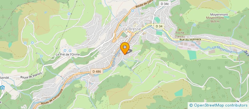 localisation de l'entreprise MADAME MARCELLE ARNOULD  LA BRESSE