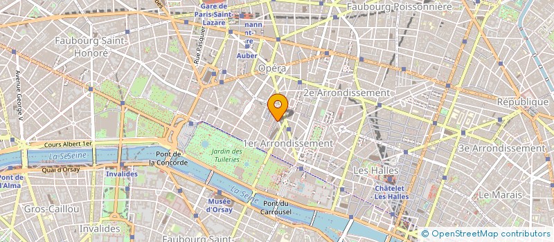localisation de l'entreprise MADAME MARCELLE AUTHIER à PARIS