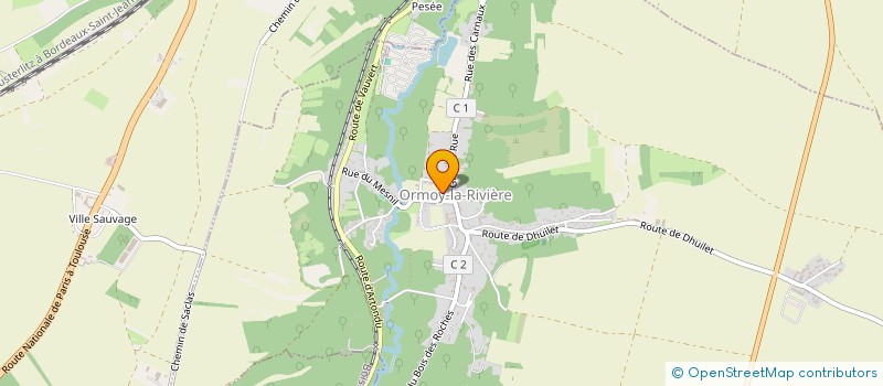 localisation de l'entreprise MADAME MARCELLE BADOLLE  ORMOY-LA-RIVIERE