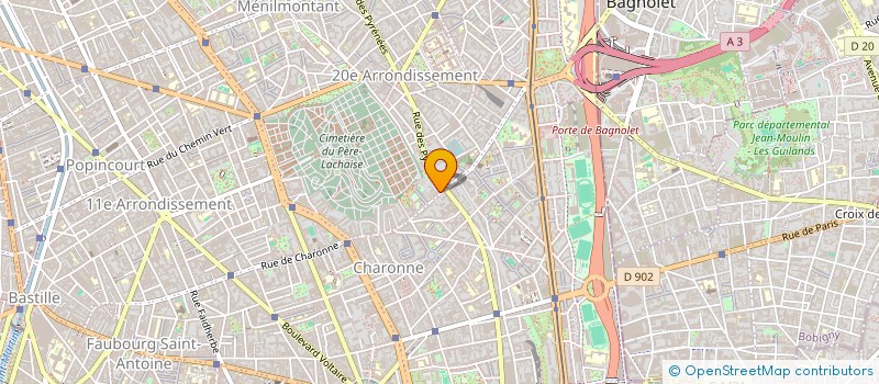 localisation de l'entreprise MADAME MARCELLE BALT  PARIS