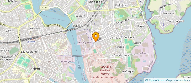 localisation de l'entreprise MADAME MARCELLE BARDOUIL  LANESTER