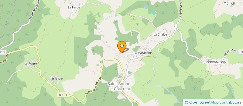 localisation de l'entreprise MADAME MARCELLE BAROU à SAINT-BONNET-LE-COURREAU