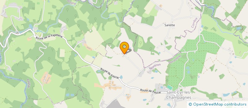 localisation de l'entreprise MADAME MARCELLE BARRIERE  SAINT-CYR-LES-CHAMPAGNES