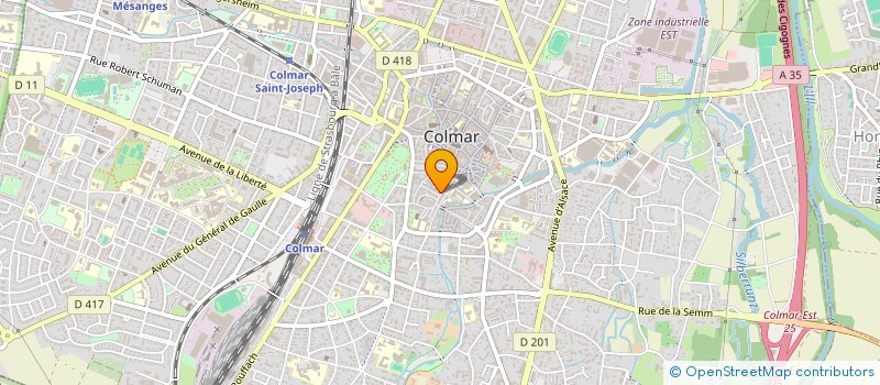 localisation de l'entreprise MADAME MARCELLE BARTH  COLMAR