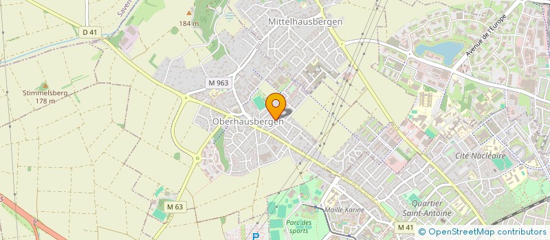 localisation de l'entreprise MADAME MARCELLE BARTMANN  OBERHAUSBERGEN