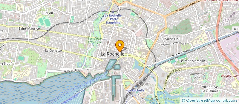 localisation de l'entreprise MADAME MARCELLE BAUBRIEAU  LA ROCHELLE