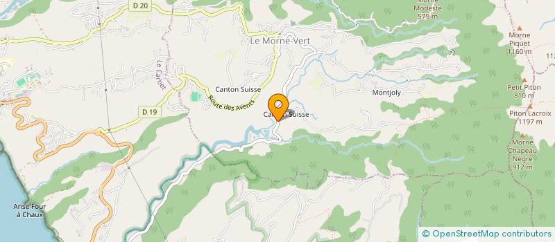 localisation de l'entreprise MADAME MARCELLE BEAUBRUN à LE MORNE-VERT