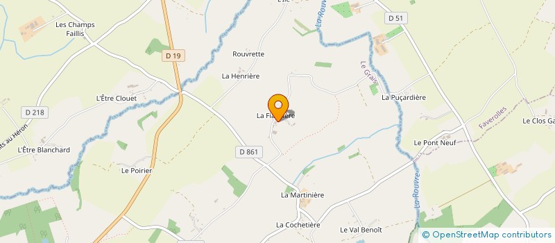 localisation de l'entreprise MADAME MARCELLE BELLANGER à LE GRAIS