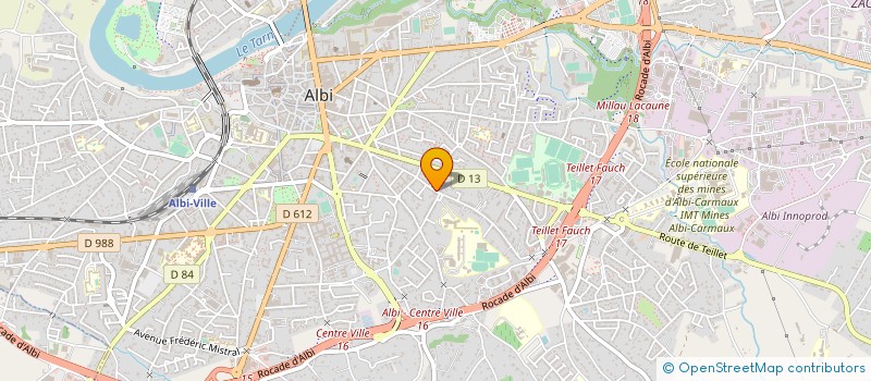 localisation de l'entreprise MADAME MARCELLE BENAZECH  ALBI