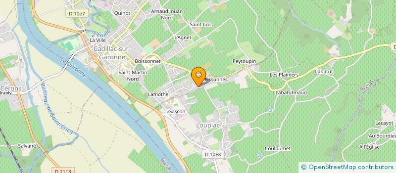 localisation de l'entreprise MADAME MARCELLE BERARD à LOUPIAC