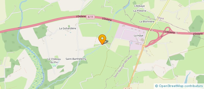 localisation de l'entreprise MADAME MARCELLE BERTAUD  CHAMPTOCE-SUR-LOIRE