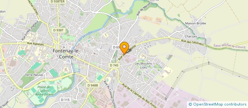 localisation de l'entreprise MADAME MARCELLE BERTAUD à FONTENAY-LE-COMTE