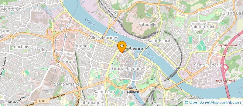 localisation de l'entreprise MADAME MARCELLE BETBEDAT à BAYONNE