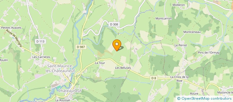 localisation de l'entreprise MADAME MARCELLE BORDET  SAINT-MARTIN-DE-LIXY