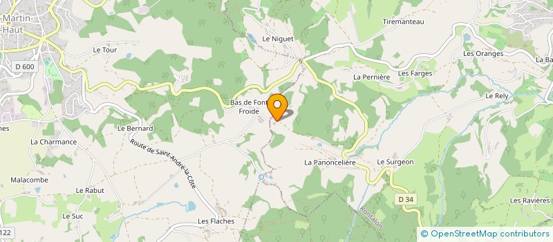 localisation de l'entreprise MADAME MARCELLE BOSSU à RONTALON