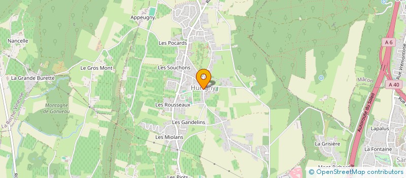 localisation de l'entreprise MADAME MARCELLE BRAILLON  HURIGNY