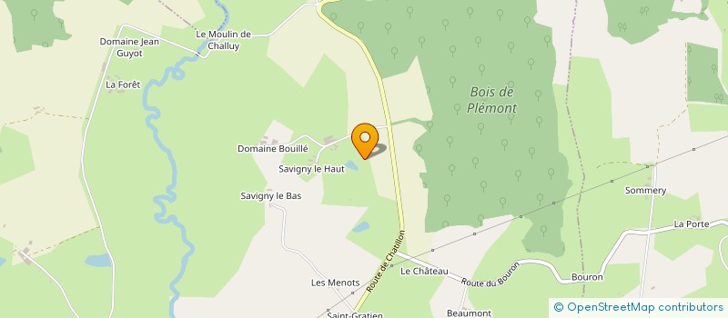 localisation de l'entreprise MADAME MARCELLE BRANTONNE  CERCY-LA-TOUR