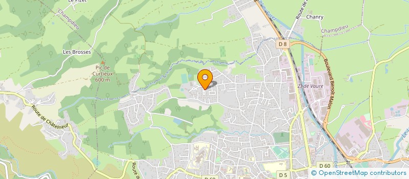 localisation de l'entreprise MADAME MARCELLE BROSSE  MONTBRISON