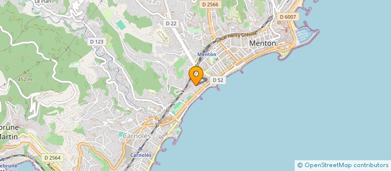 localisation de l'entreprise MADAME MARCELLE BRUGNOT à MENTON