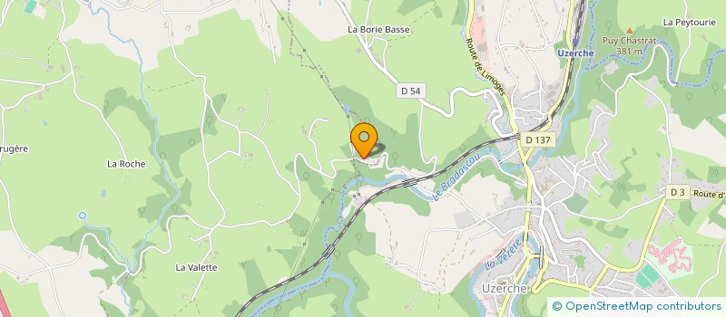 localisation de l'entreprise MADAME MARCELLE BUCHERAUD  EYBURIE