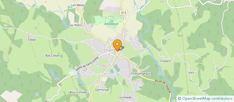 localisation de l'entreprise MADAME MARCELLE CALAIS  CHAMBERET