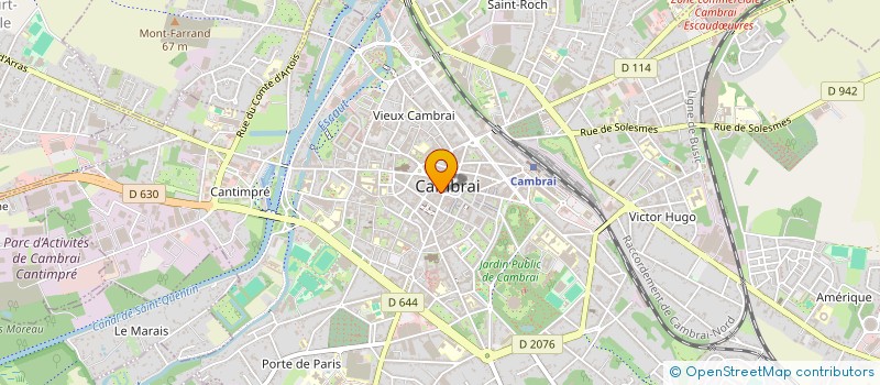 localisation de l'entreprise MADAME MARCELLE CARGOL à CAMBRAI