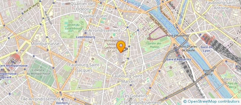 localisation de l'entreprise MADAME MARCELLE CARIOU à PARIS