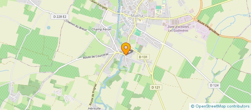 localisation de l'entreprise MADAME MARCELLE CASTIN  MATHA