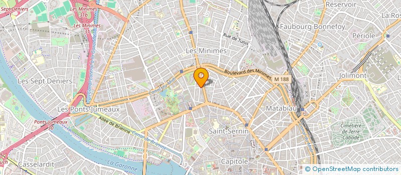 localisation de l'entreprise MADAME MARCELLE CAZAUX à TOULOUSE