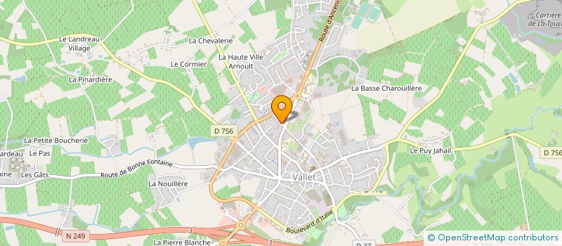 localisation de l'entreprise MADAME MARCELLE CHAHLA à VALLET