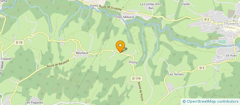 localisation de l'entreprise MADAME MARCELLE CHALLUT à FILLIERE
