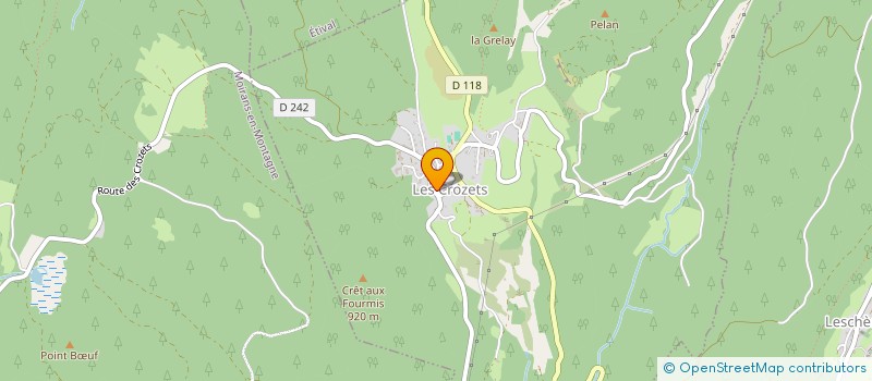 localisation de l'entreprise MADAME MARCELLE CHAPELLE  MOIRANS-EN-MONTAGNE