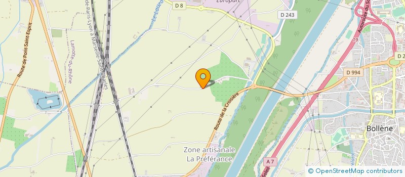 localisation de l'entreprise MADAME MARCELLE CHARMASSON  BOLLENE