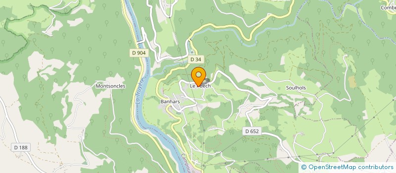 localisation de l'entreprise MADAME MARCELLE COMBRES  MONTEZIC