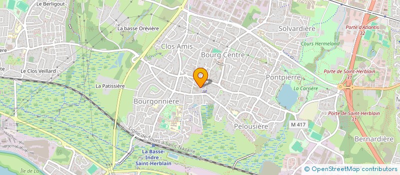 localisation de l'entreprise MADAME MARCELLE COQUET  ST-HERBLAIN